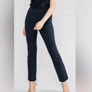 NWOT Chloe Kristyn Navy Navy Straight Leg Pointe Pant
